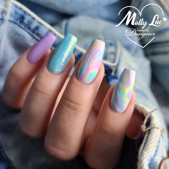 142 Mollynils Semipermanente Polish FLAMINGO Mollylac 8gr