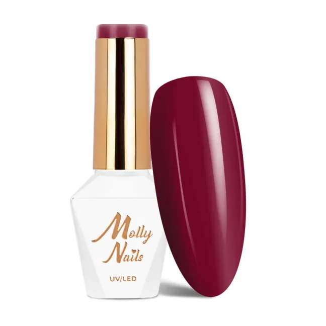190 Mollynails Colore smalto semipermanente Polish Soakoff HEARTS&KISSES 8gr