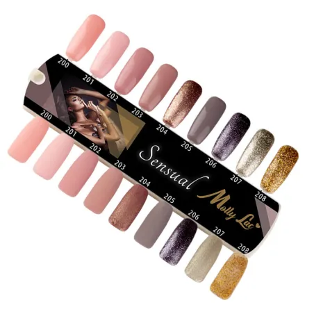 203 Mollylac Colore smalto semipermanente Polish Soakoff SENSUAL Mollylac 10 gr
