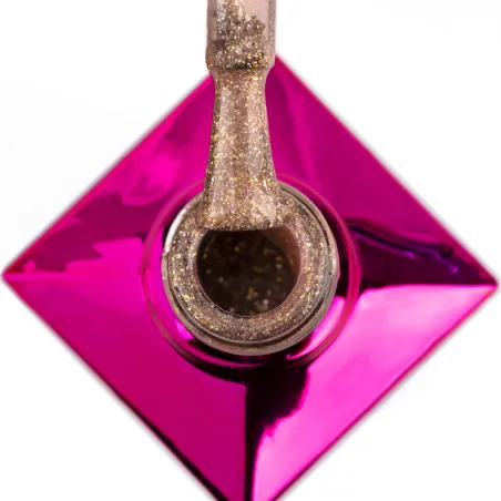 204 Mollylac Colore smalto semipermanente Polish Soakoff Glitter SENSUAL Mollylac 10 gr