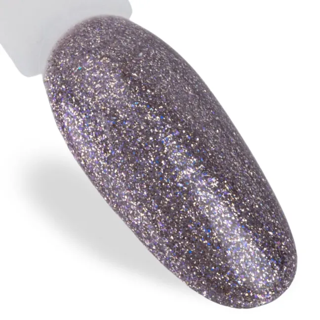 206 Mollylac Colore smalto semipermanente Polish Soakoff Glitter SENSUAL Mollylac 10 gr