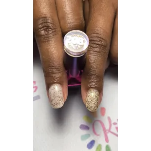 208 Mollynails Colore smalto semipermanente Polish Soakoff Glitter SENSUAL Mollylac 8gr 2