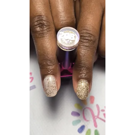 208 Mollynails Colore smalto semipermanente Polish Soakoff Glitter SENSUAL Mollylac 8gr