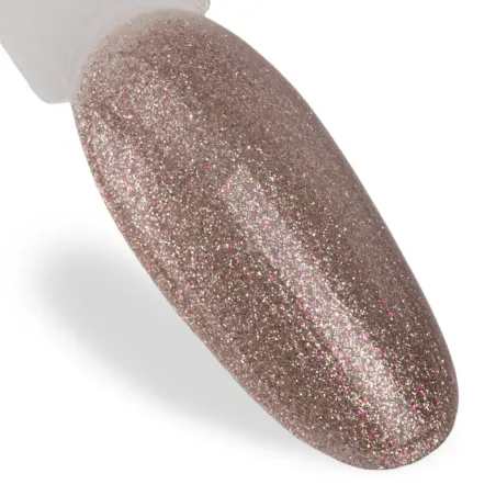 Colore smalto semipermanente Polish Soakoff Glitter OBSESSION Mollylac 10 gr n.210