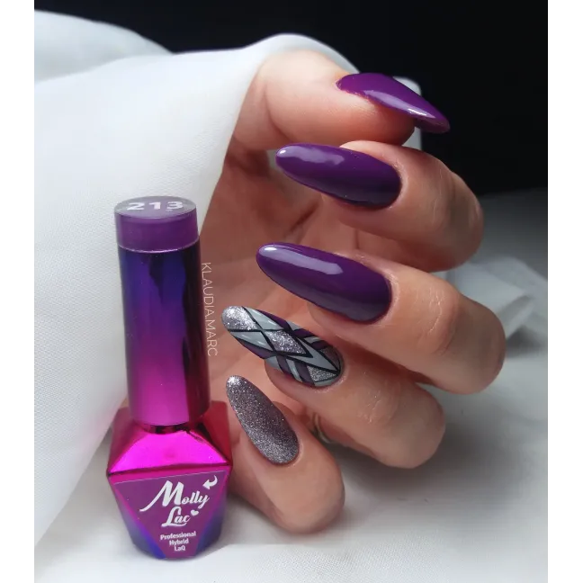 213 Mollylac Colore smalto semipermanente Polish Soakoff OBSESSION 10gr