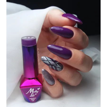 213 Mollylac Colore smalto semipermanente Polish Soakoff OBSESSION 10gr