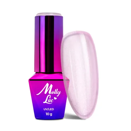 222 Mollylac Colore smalto semipermanente Polish Soakoff Glitter Perlato WINTER CRYSTALIZE Mollylac 10gr