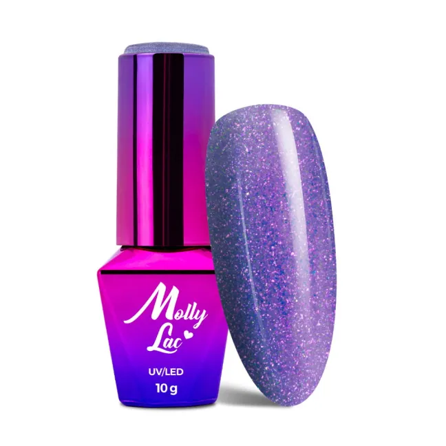 225 Mollylac Colore smalto semipermanente Polish Soakoff Perlato WINTER CRYSTALIZE Mollylac 10 gr