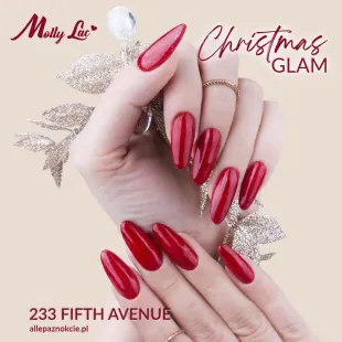 233 Mollylac Colore smalto semipermanente Polish Soakoff Glitter GLOWING TIME Mollylac 10 gr 2