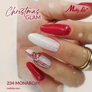 234 Mollylac Colore smalto semipermanente Polish Soakoff Glitter GLOWING TIME 10gr 2