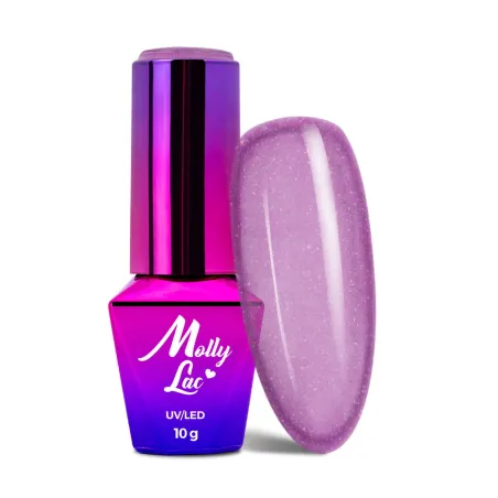 235 Mollylac Colore smalto semipermanente Polish Soakoff Glitter GLOWING TIME 10gr