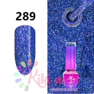 Colore smalto semipermanente Polish Soakoff Glitter Holo STARILLY Mollylac 5ml n.289