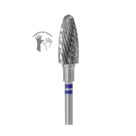 Punta Carbide smontaggio conica per mancini, grit medi, FT91B060/14 Staleks