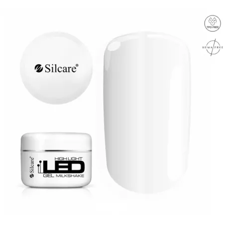 LED MILKSHAKE 100gr Builder Gel costruttore High Light LED bianco latte Hemafree Silcare