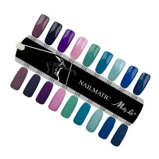 Kit NAILMATIC: 9 semipermanenti Mollylac 10 gr