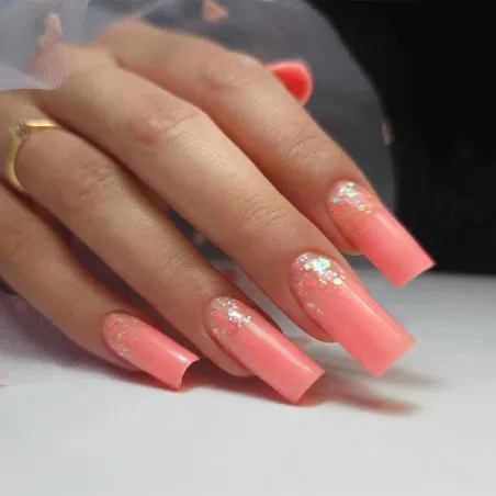 SUNNY PEACHGel costruttore arancio Hemafree Milky dream Mollynails 15 gr