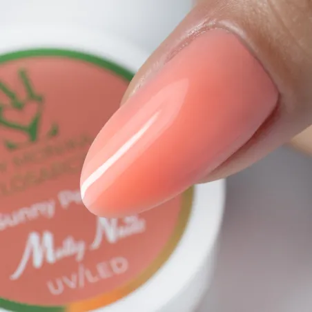 SUNNY PEACHGel costruttore arancio Hemafree Milky dream Mollynails 15 gr