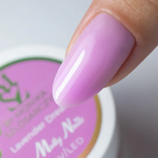 LAVANDER DREAM Gel costruttore lilla Hemafree Milky dream Mollynails 15 gr