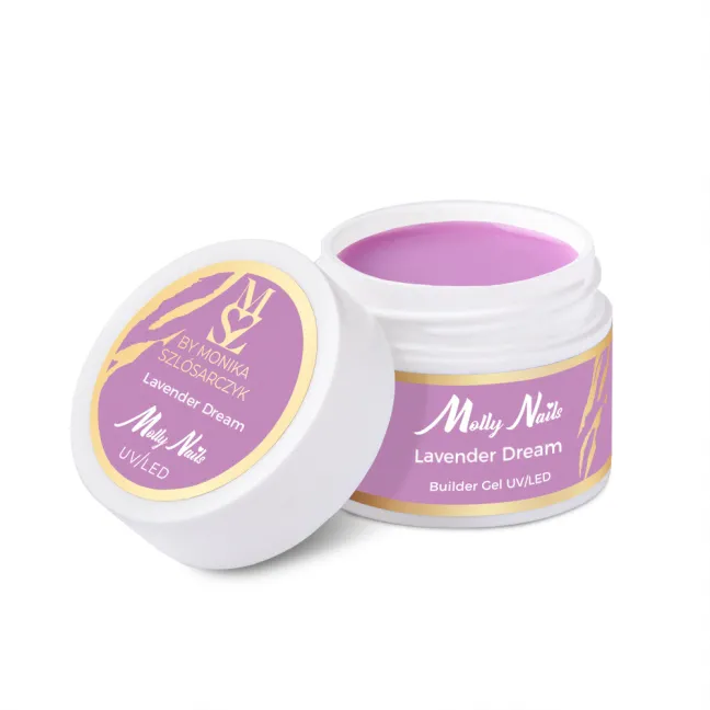 LAVANDER DREAM Gel costruttore lilla Hemafree Milky dream Mollynails 15 gr
