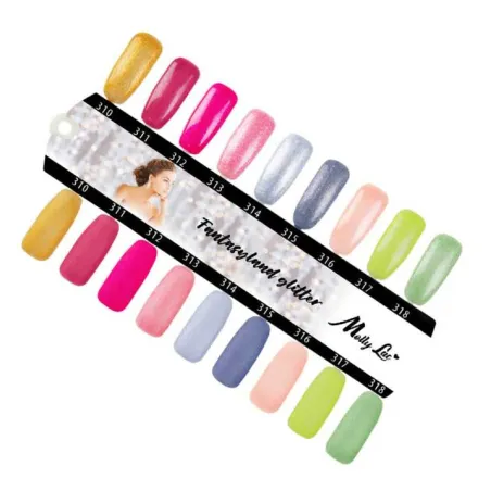 317 Mollylac Colore Smalto semipermanente Glitter Soakoff FANTASYLAND GLITTER 10gr