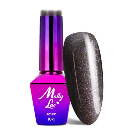 388 Mollylac Colore Smalto semipermanente Glitter Soakoff WEDDING DREAM CHAMPAGNE 10gr