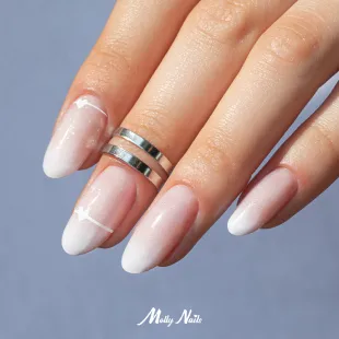 425 Mollylac Colore Smalto semipermanente Glitter Soakoff MADAME FRENCH 10gr 2