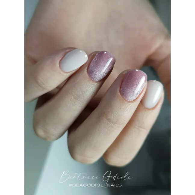 441 Mollynails Colore Smalto semipermanente Glitter Soakoff CAT EYE WOMANITY 8gr