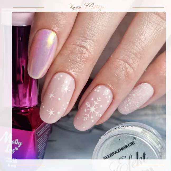 473 Mollylac Colore Smalto semipermanente Glitter Soakoff MACARONS 10gr