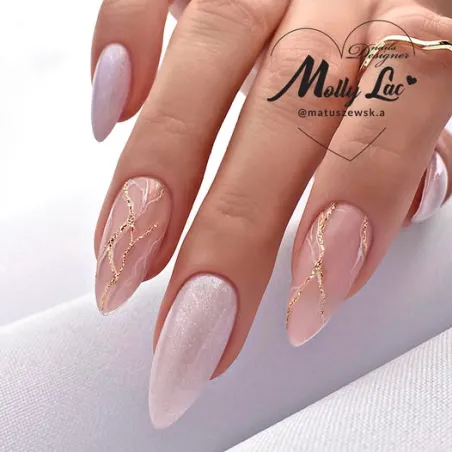 475 Mollylac Colore Smalto semipermanente Glitter Soakoff MACARONS 10gr