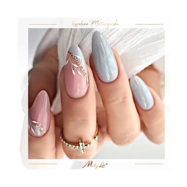 478 Mollylac Colore Smalto semipermanente Glitter Soakoff MACARONS 10gr