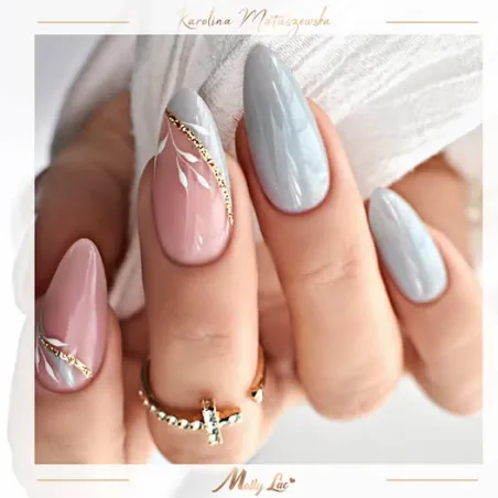 478 Mollylac Colore Smalto semipermanente Glitter Soakoff MACARONS 10gr