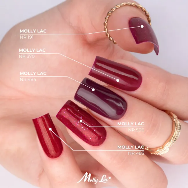 506 Mollynails Colore Smalto semipermanente Glitter Soakoff BLING IT ON! 8gr