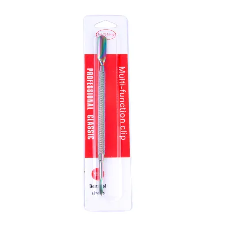 Spingicuticole pusher doppia punta in acciaio