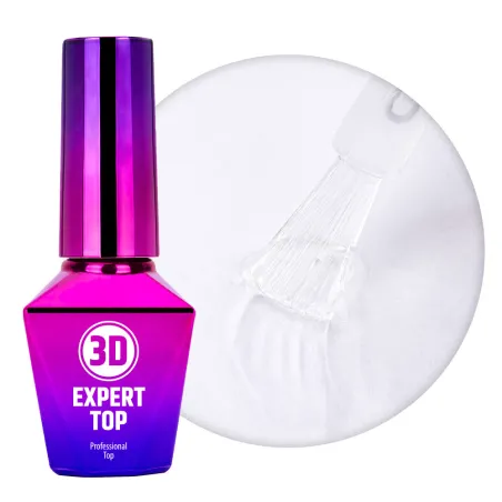 3D EXPERT 10ml Finish topcoat con dispersione Mollylac Allepaznokcie 10 ml