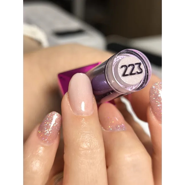 223 Mollylac Colore smalto semipermanente Polish Soakoff Perlato WINTER CRYSTALIZE Mollylac 10 gr