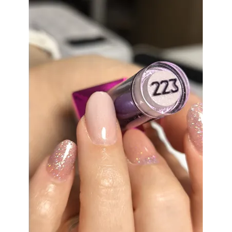 223 Mollylac Colore smalto semipermanente Polish Soakoff Perlato WINTER CRYSTALIZE Mollylac 10 gr