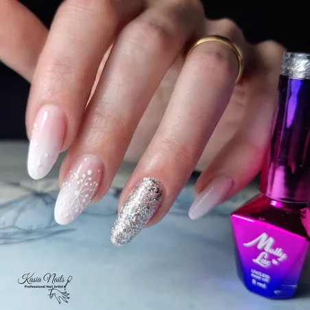 SUGAR EFFECT Paint bianco Gel color ARTISTIC PAINT senza dispersione Allepaznokcie 5 ml