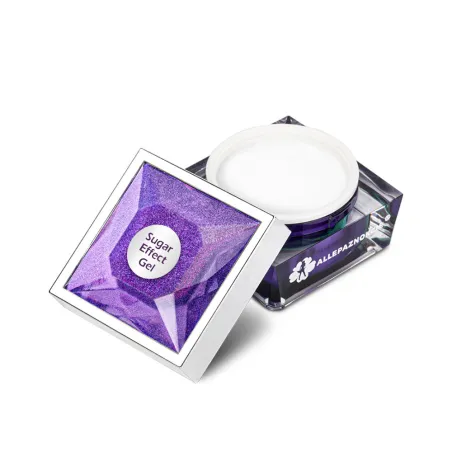 SUGAR EFFECT Paint bianco Gel color ARTISTIC PAINT senza dispersione Allepaznokcie 5 ml