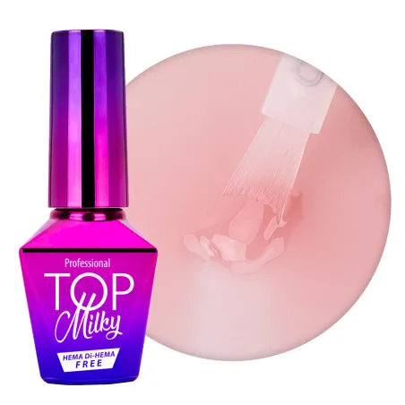 TOP MILKY SEPIA 10ml Finish senza dispersione nude lattiginoso Mollylac