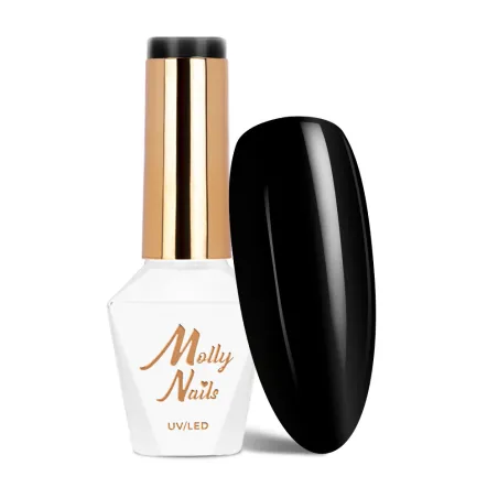 47 Mollynails Semipermanente polish nero ELITE WOMEN 8gr