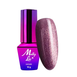 323 Mollylac Colore smalto semipermanente Soakoff Glitter NAILMATIC 10gr