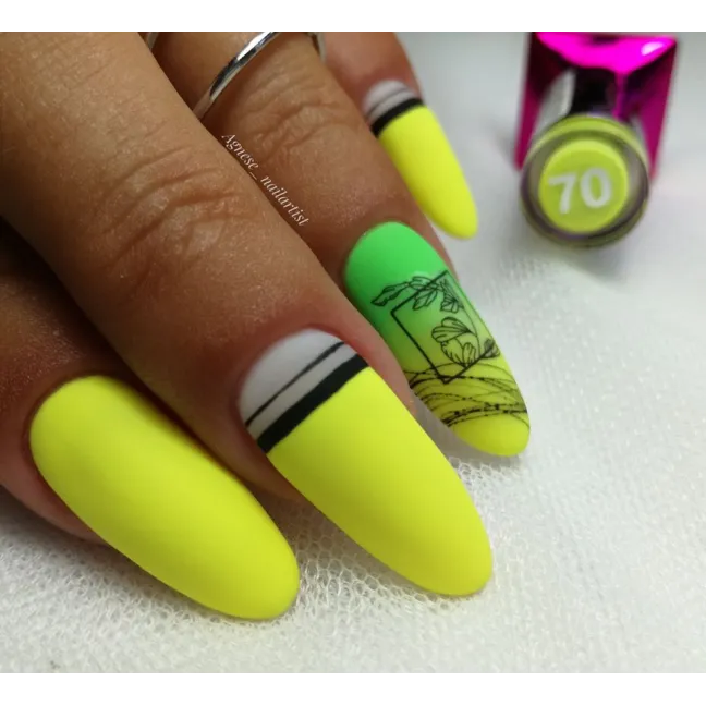 70 Mollylac Semipermanente polish fluo WOMEN IN PARADISE Mollylac 10 gr n.70
