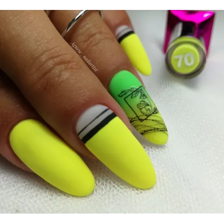 70 Mollylac Semipermanente polish fluo WOMEN IN PARADISE Mollylac 10 gr n.70