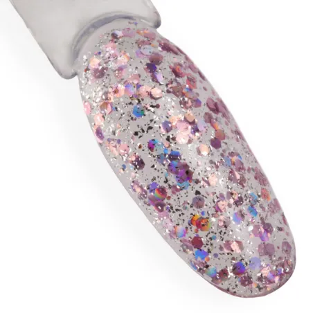 577 Mollylac Colore Smalto semipermanente Glitter Soakoff BORN TO GLOW 10gr