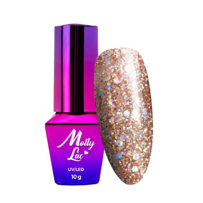 33 Mollylac Semipermanente polish rosegold QUEENS OF LIFE 10 gr