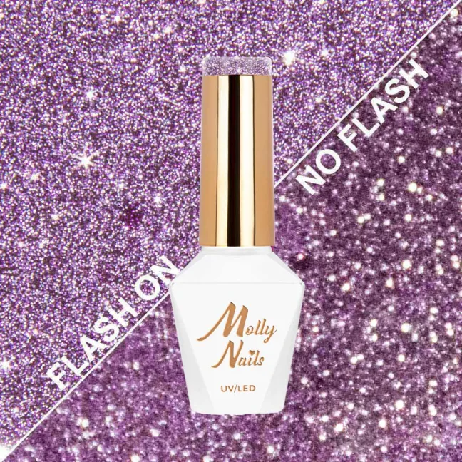 562 Mollynails Colore Smalto semipermanente Flash Soakoff FLASHING LIGHTS 8gr