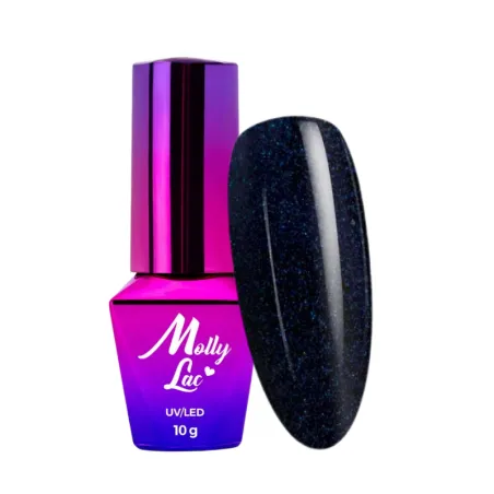 227 Mollylac Colore smalto semipermanente Polish Soakoff Glitter WINTER CRYSTALIZE Mollylac 10 gr