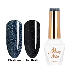 604 Mollynails Colore Smalto semipermanente Flash Soakoff FLASHING LIGHTS 2 8gr