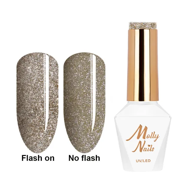 611 Mollynails Colore Smalto semipermanente Flash Soakoff FLASHING LIGHTS 3 8gr