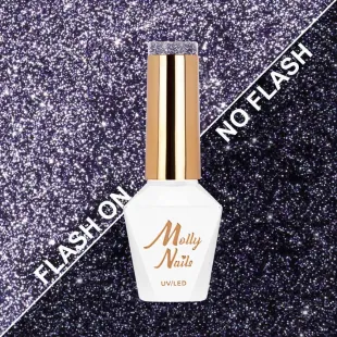 614 Mollynails Colore Smalto semipermanente Flash Soakoff FLASHING LIGHTS 3 8gr 2